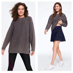 VIctoria’s Secret PINK Washed Campus Ribbed Crew | S